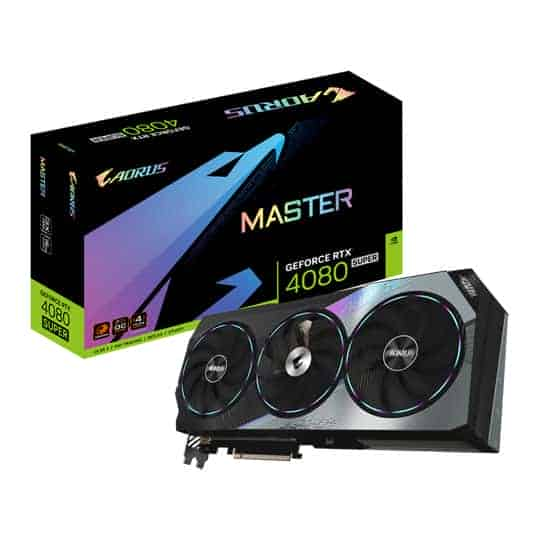 Gigabyte NVIDIA GeForce RTX 4080 SUPER 16GB AORUS MASTER Ada Lovelace Graphics Card